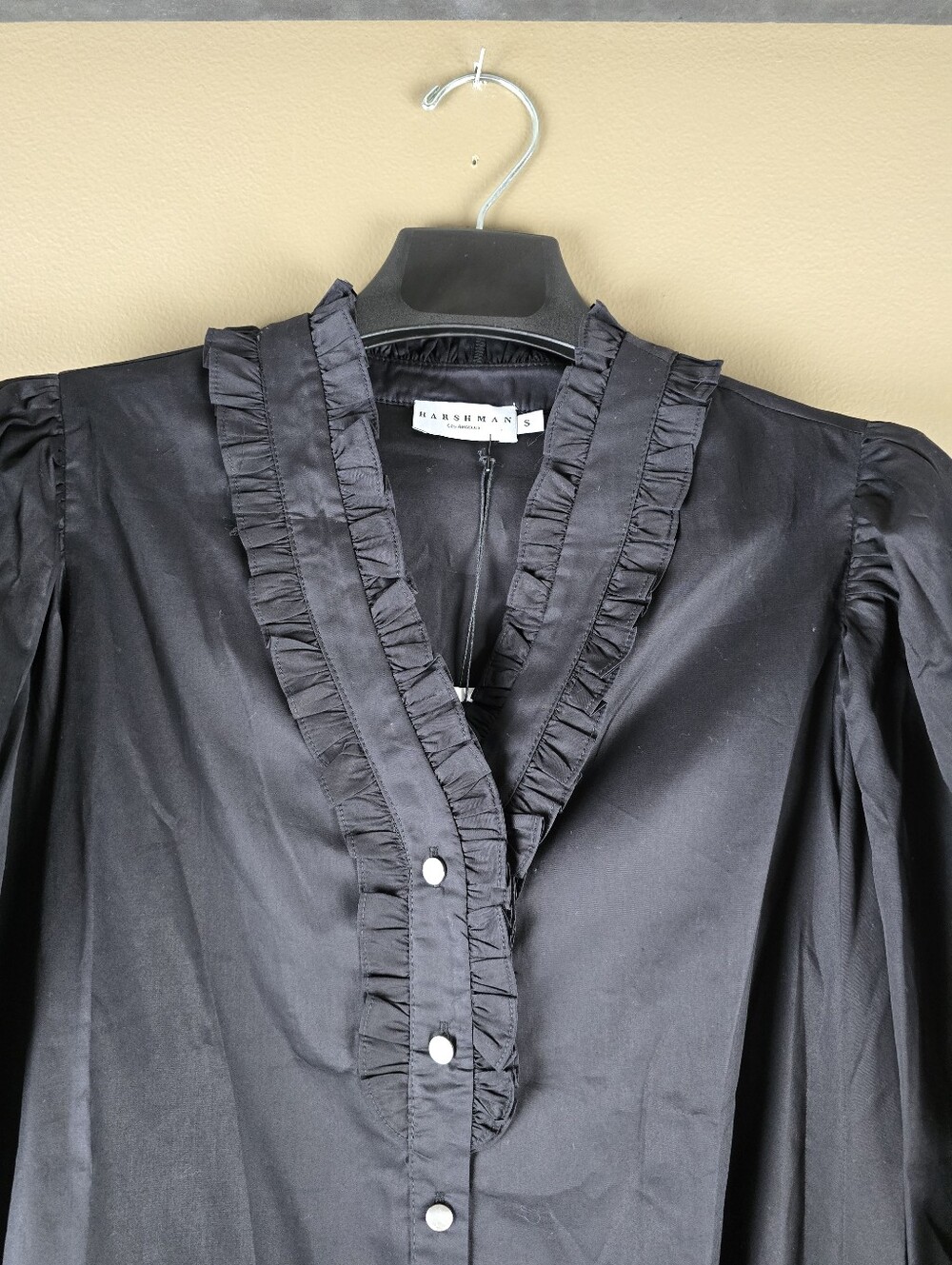 Harshman Ruffled Blouse Top Small - Picture 6 of 12